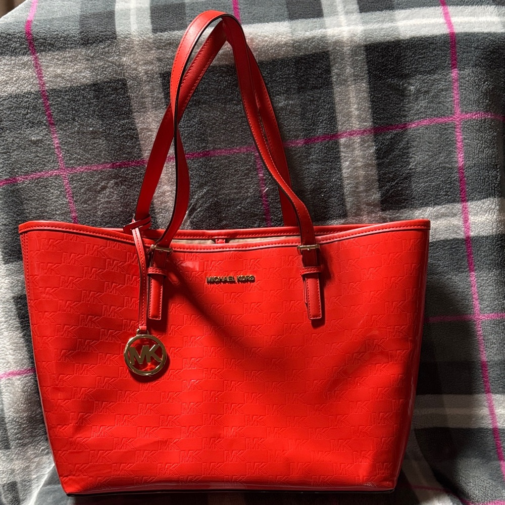 Michael Kors Bold Orange Tote
